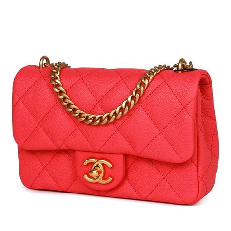 chanel mini flap bag pink caviar antique gold hardware|Chanel Mini Flap Bag Pink Caviar Antique Gold Hardware.